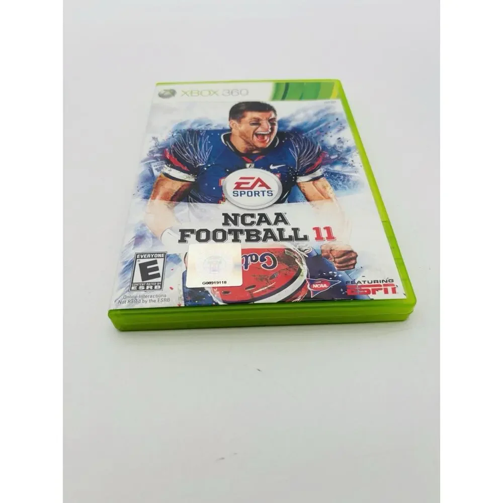 NCAA Football 11 (Microsoft Xbox 360, 2010) CIB Tested Working VG Cond Complete